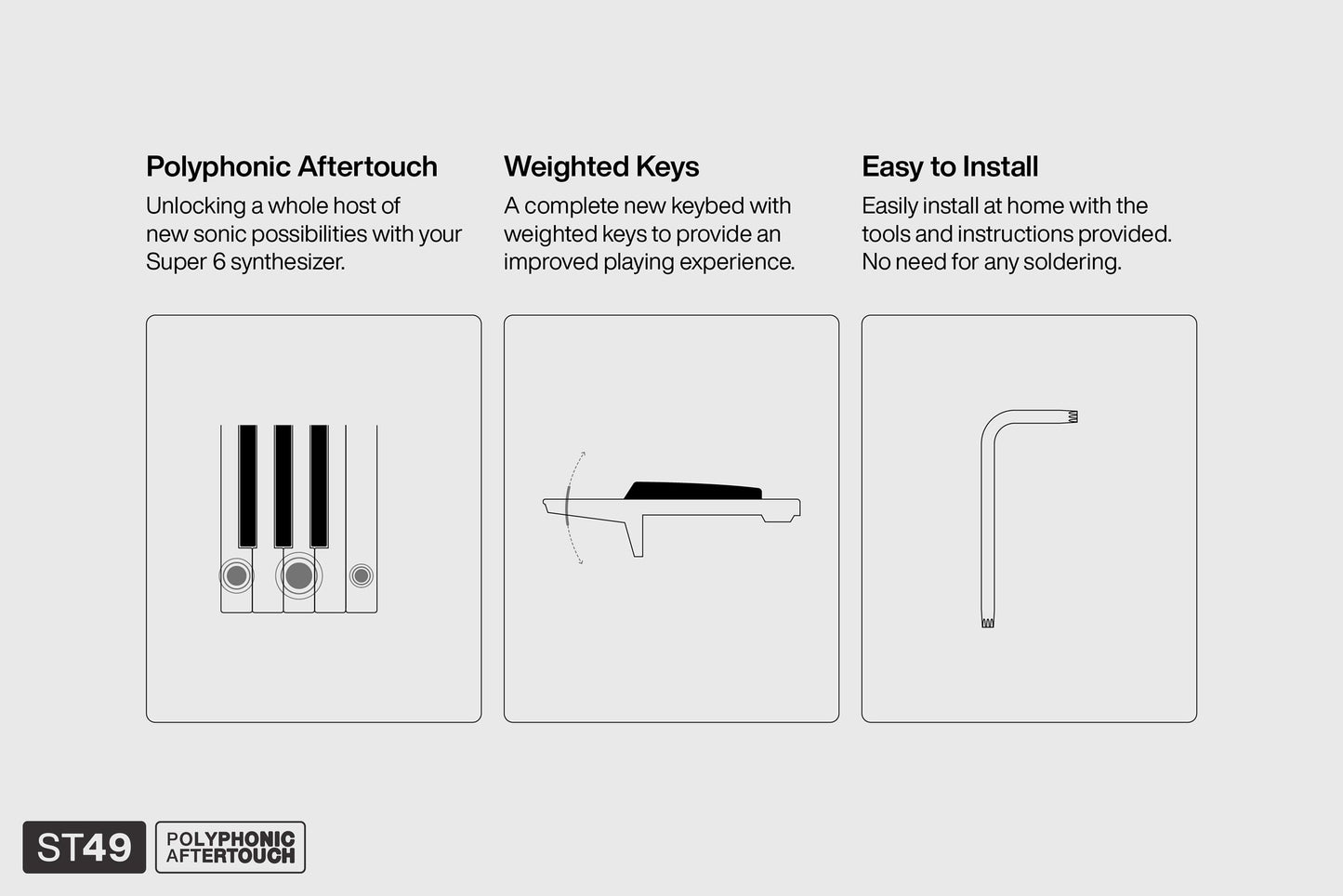 SuperTouch 49 - Keyboard Upgrade for Super 6